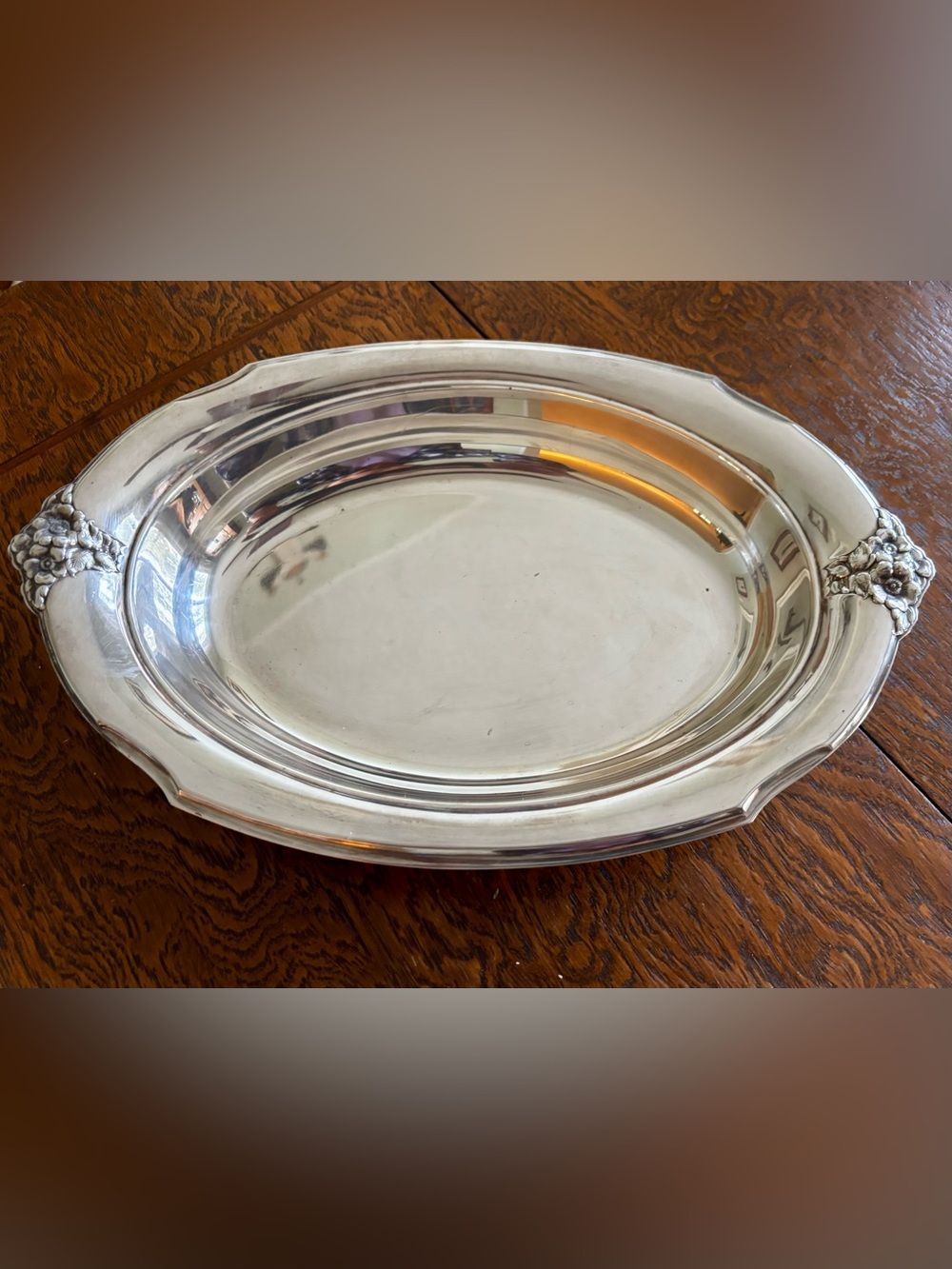 Ornate Silver Plated Serving Platter Wilcox International Silver CO. 7112